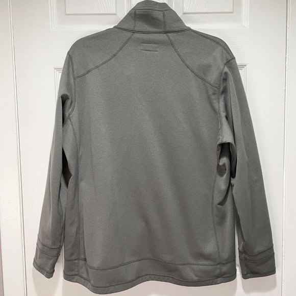 Simms Gray Men's Size XL 1/4 Zip Mock Neck Pullover Fishing Outdoor Jacket - Picture 2 of 7